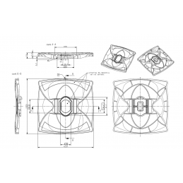 cotes plots avec suspension et platine