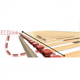 ECOLINK, 18 slat lodgings 53x8 mm, 1.96 m, to staple