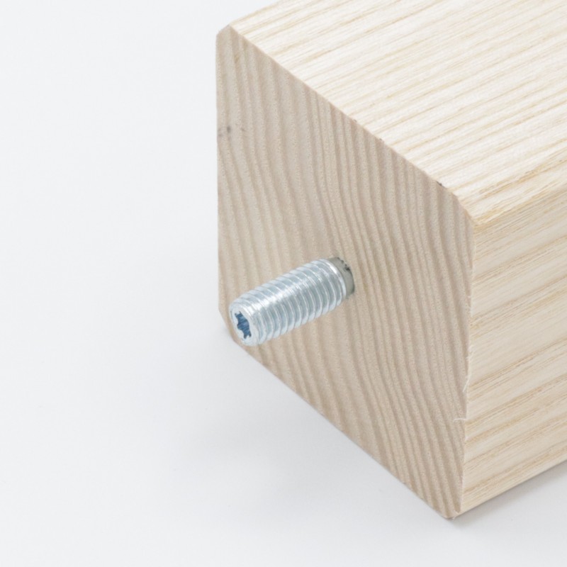 Square wooden bed legs Spot Literie