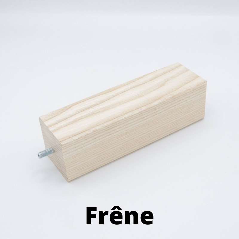 Square wooden bed legs Spot Literie