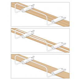 butée de matelas pour pied de lit ou sommier