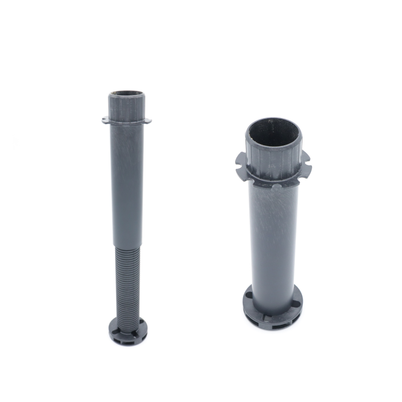 Adjustable central foot for bed bases Adjustable central foot for bed bases
