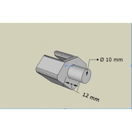 Tenon pour embouts de lattes de 38mm | Spot Literie