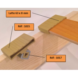Tenon pour embouts de lattes de 38mm | Spot Literie