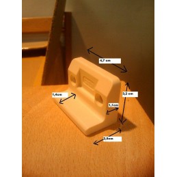 A picture of Batch of 8 end-stops for adjustable