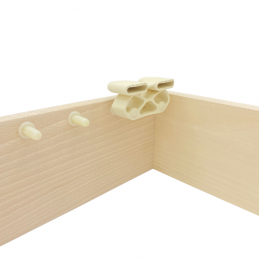 DEL T53 Double slats in rubber for 38x8 mm slats | Spot Literie