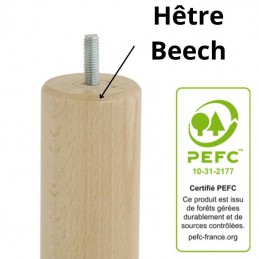 Pieds de lit cylindriques | Spot Literie