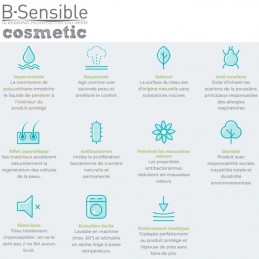 qualité des oreillers cosmetic b-sensible