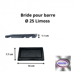 Bride Ø 25 pour moteur Limoss