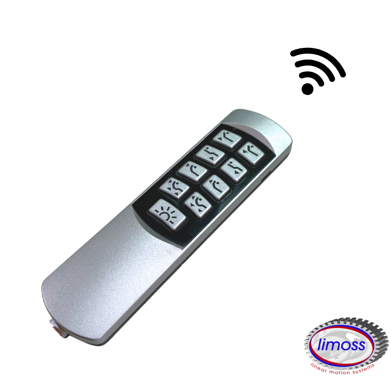 Télécommande RF HC315 de la marque Limoss, 9 touches, fonction lumière