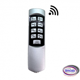 Télécommande RF HC315 de la marque Limoss, 9 touches, fonction lumière