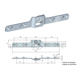 Charnière hettich pour articulation genoux, système mosys