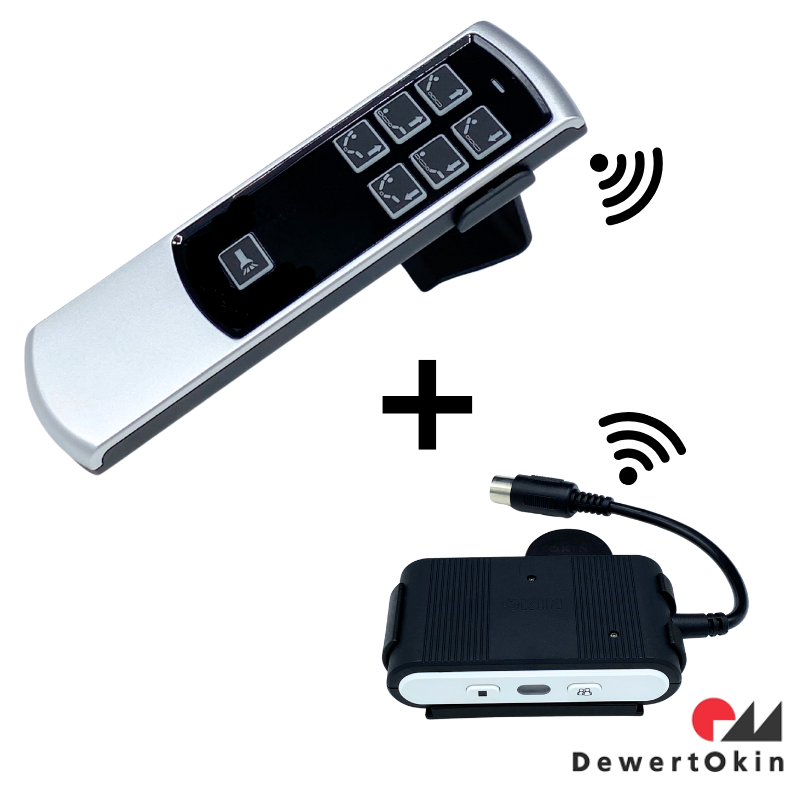 télécommande Topline RF et son récepteur de la marque dewert okin pour sommier relevable télécommande Topline RF et son récepteur de la marque dewert okin pour sommier relevable