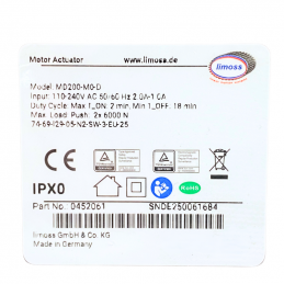 MD200 motor LIMOSS 6000N 452061
