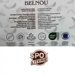 description oreiller plume et duvet de la marque BELNOU
