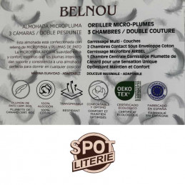 description oreiller plume de canard de la marque BELNOU