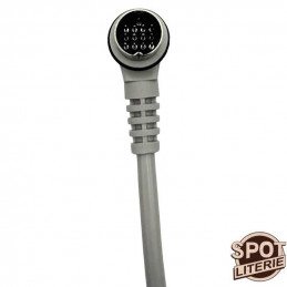 13-pin DIN plug for connecting to the motor