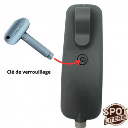 Key for wired remote control 81799 Dewert/Okin for medical bed with control pad
