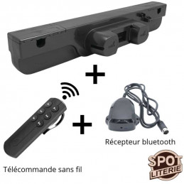 pack entier avec le moteur Hettich et la télécommande sans fil avec son récépteur bluteooth