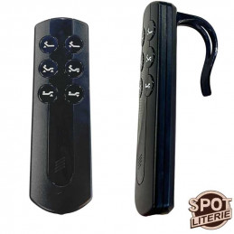 Télécommande Hettich AXISDRIVE IPSe vue sous deux angles différents