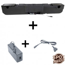 pack du moteur Limoss MD201 avec son bloc et câble d'alimentation