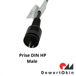 DIN HP male to AU female adapter cable
