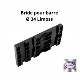 bride ou capot pour moteur md201 ou md200 de la marque limoss, pour diamètre de 34 mm