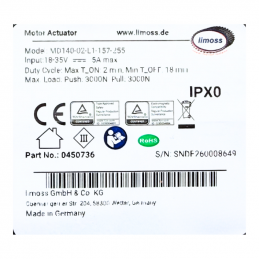 MD140 motor LIMOSS 450736