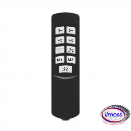 Télécommande de la marque Limoss, hc315 avec mémorisation pour sommier technilat, la référence de cette télécommande est 501375