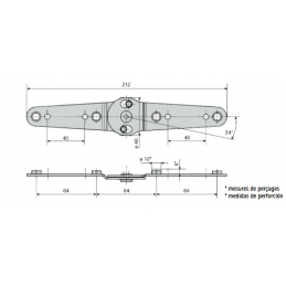 Hinges without end-stops | Spot Literie
