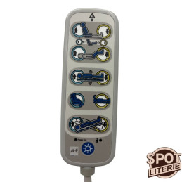 télécommande filaire pour lit médicalisé