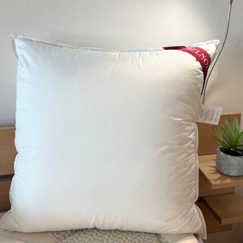 BELNOU 100% duck feather firm pillow | Spot Literie