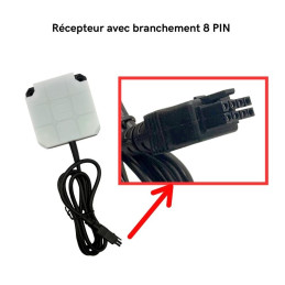 8-pin receiver