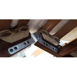 Hinges with end-stop for knee part | Spot Literie