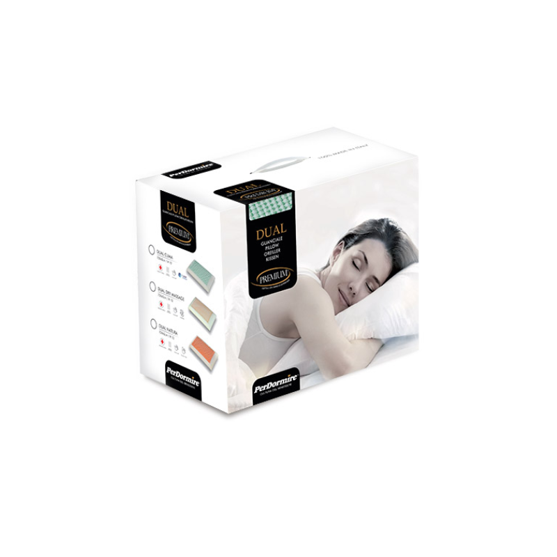 a picture of SHAPE MEMORY PILLOW DUAL NATURA a picture of SHAPE MEMORY PILLOW DUAL NATURA