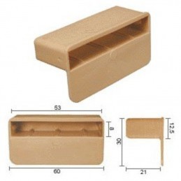 A picture of Plastic bed slat holder fitting of 53x8 mm